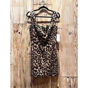 Reformation Leopard Print Midi Dress